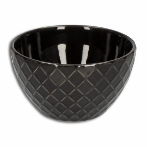 Tazón Mate Negro FREE HOME 14 Cm