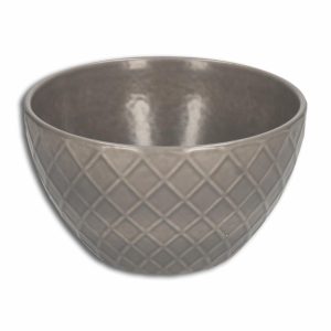 Tazón Mate Gris FREE HOME 14 Cm