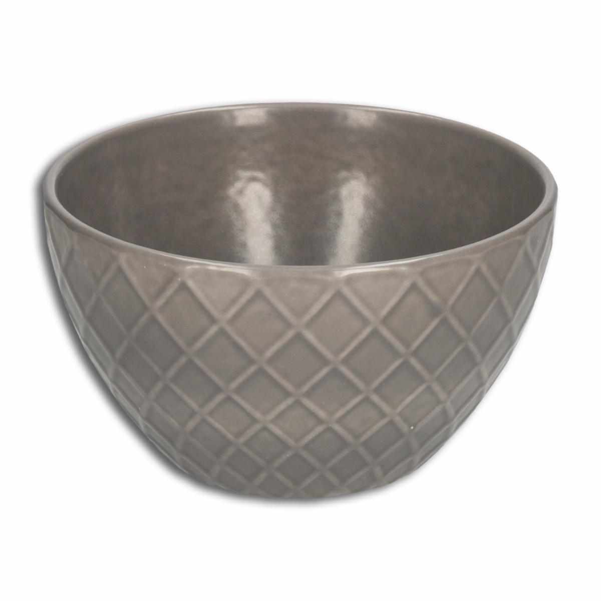 Tazón Mate Gris FREE HOME 14 Cm