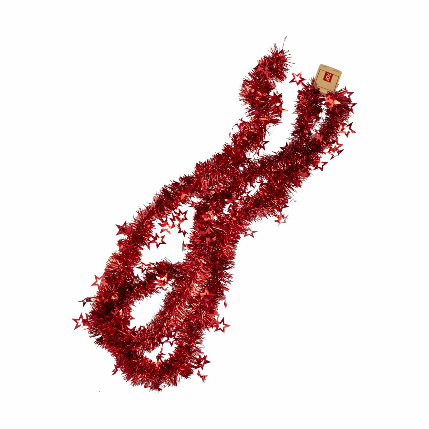 Guirnalda Navideña Laser Brillante Color Rojo JOY Unidad