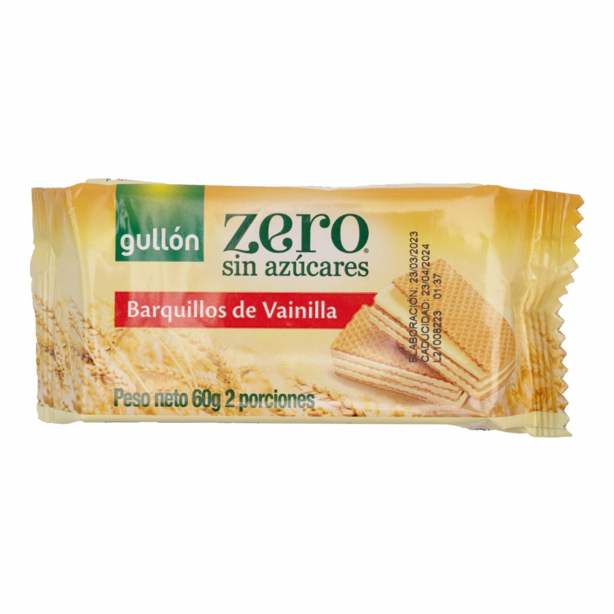 Barquillo Relleno De Vainilla GULLÓN 60 G