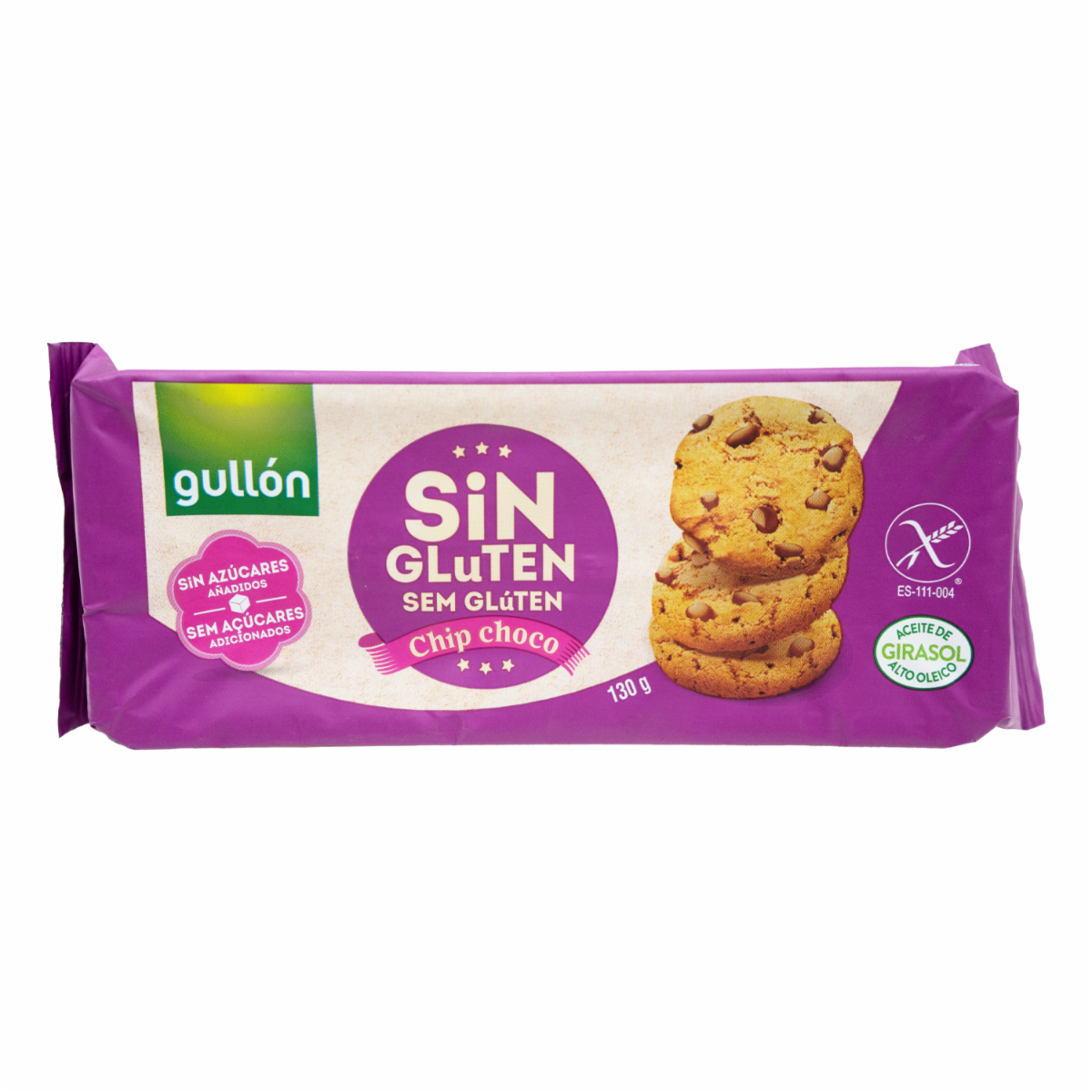 Galleta Chip Choco Sin Gluten GULLÓN 130 G