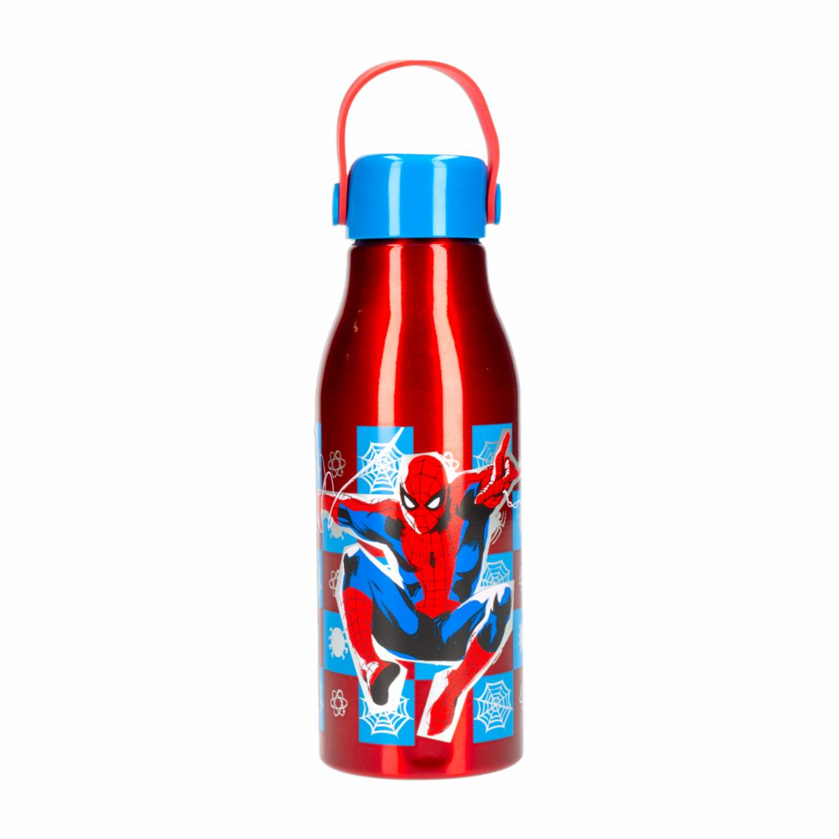 Tomatodo De Aluminio Flexi Con Agarradera Flexi Spiderman STOR 760 Ml