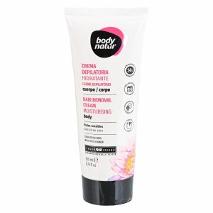 Crema Depilatoria Corporal Hidratante Piel Sensible Con Flor De Loto BODY NATUR 200 Ml