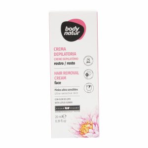 Crema Depilatoria Facial Con Flor De Loto BODY NATUR