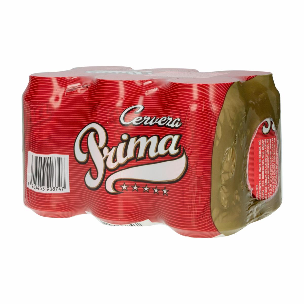 Cervezas En Lata PRIMA 6 X 330 Ml - Image 2