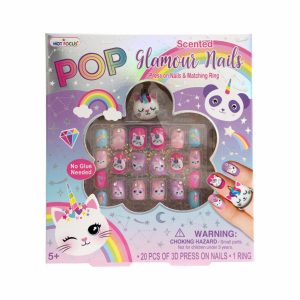 Set Para Niña De Uñas Glamour HOT FOCUS Unidad