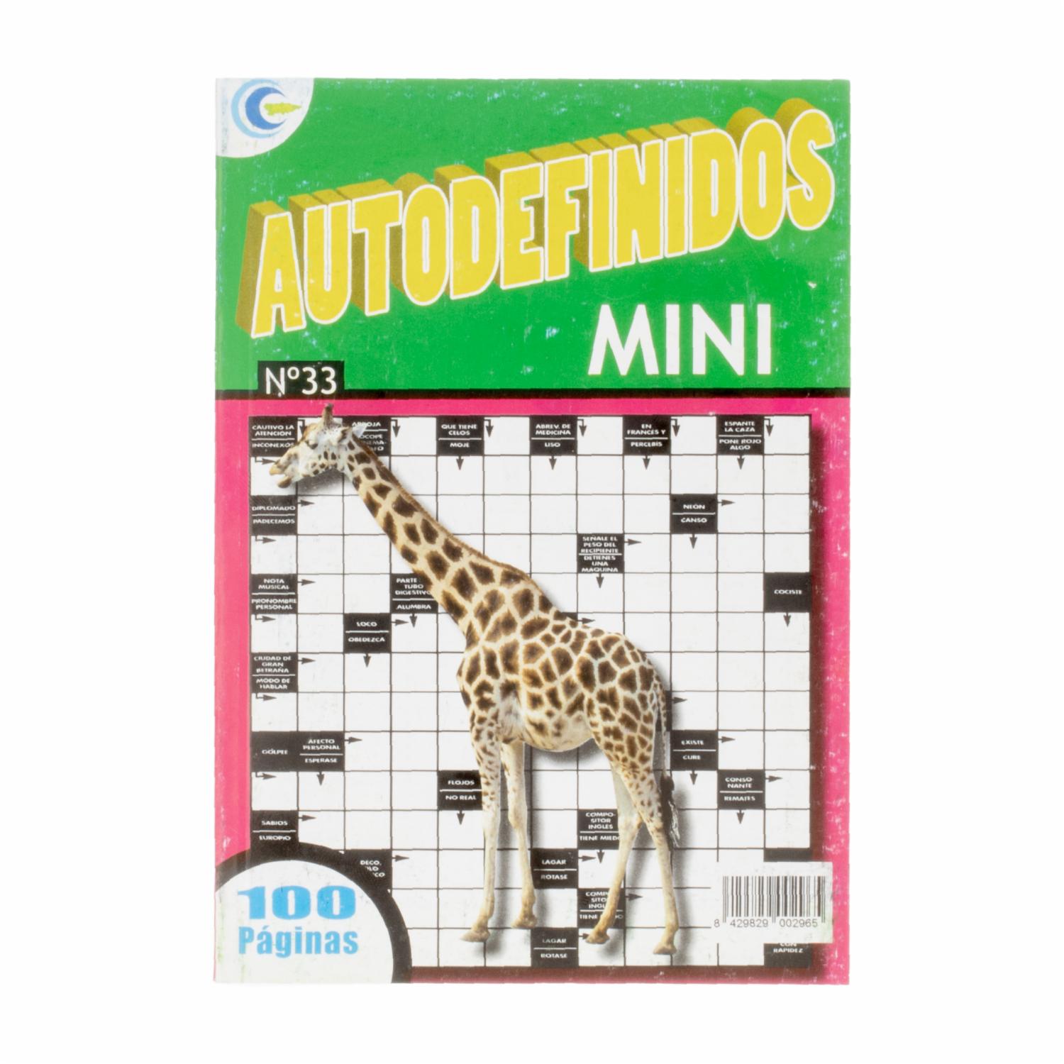 Libro Mini Autodefinidos ASTURIAS Unidad