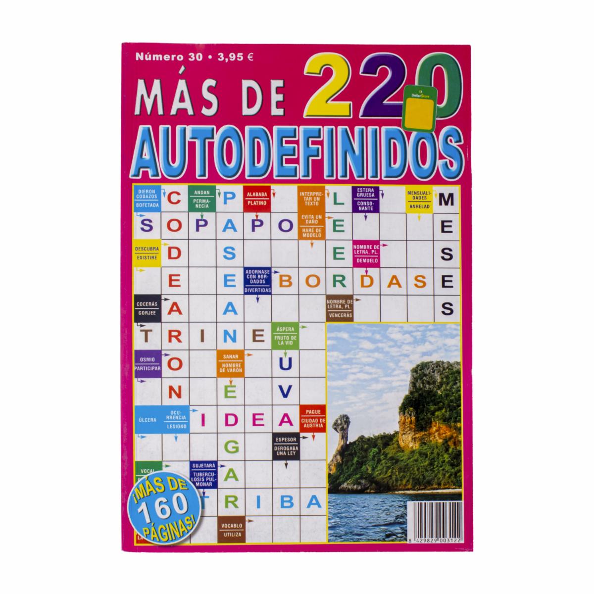 Libro Mas 220 Autodefinidos ASTURIAS 160 Páginas