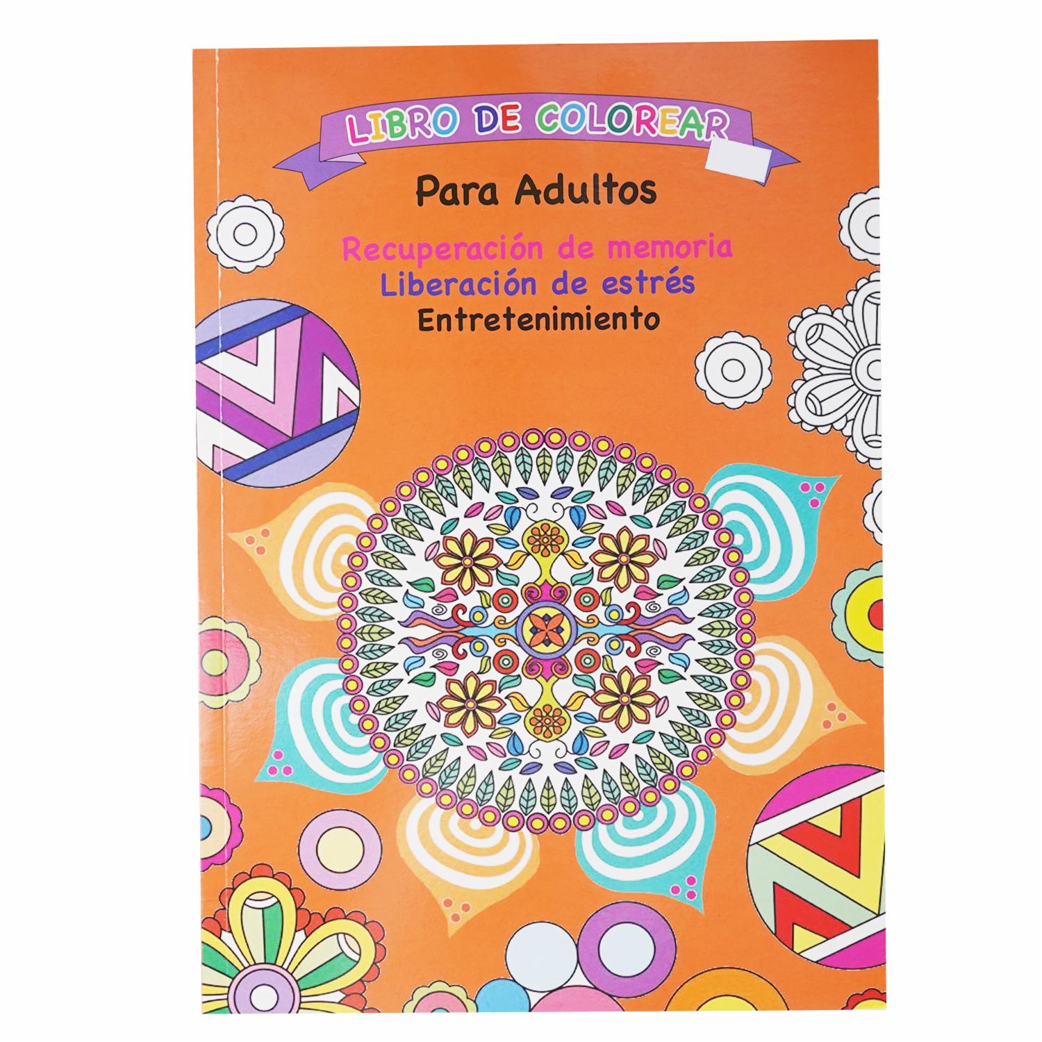Libro Colorear Adultos 4T VETA EDICIONES 90 Páginas