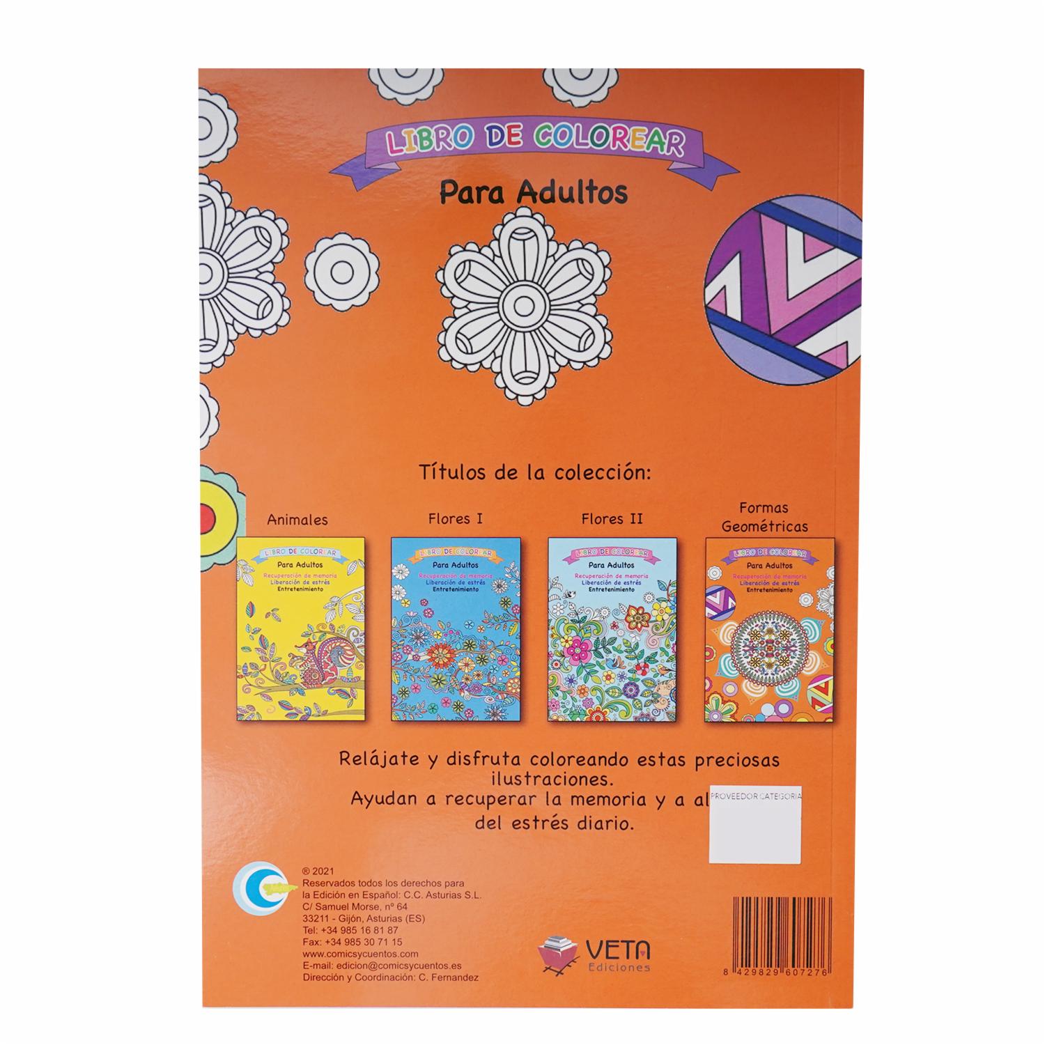 Libro Colorear Adultos 4T VETA EDICIONES 90 Páginas - Image 2