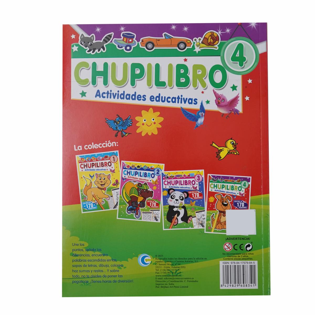 Libros Chupilibro Actividades Educativas EDARSI 75 Páginas - Image 2
