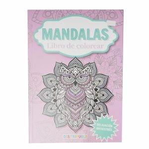 Libro Mandalas Para Colorear DISTRIPUBLI 15 Páginas