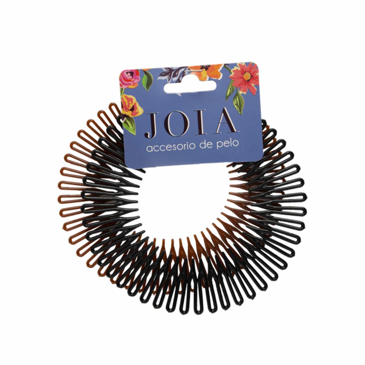 Vinchas De Cabello Tipo Gancho Gancho Expandible Negro/Café X2 HAIR WITH FLAIR Paquete
