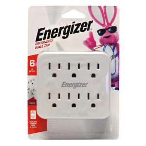 Adaptador Eléctrico Para Pared De 6 Salidas ENERGIZER Unidad