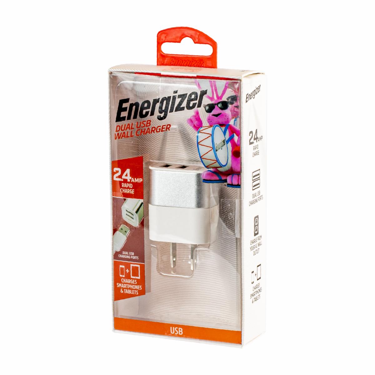 Cargador Pared USB Doble ENERGIZER 2,4 Amperios - Image 3