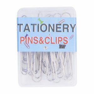 Clips Metálicos 50 Mm Plateados BRETINI 1x30 Uds