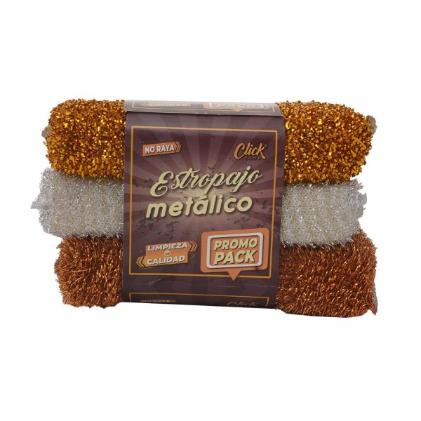 Estrojajo Plástico Dorado/Plata CLICK - Image 2