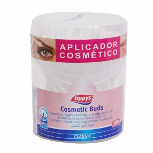 Cotonetes Cosméticos Punta Mixta 100% Algodón TIPPYS X90 Uds