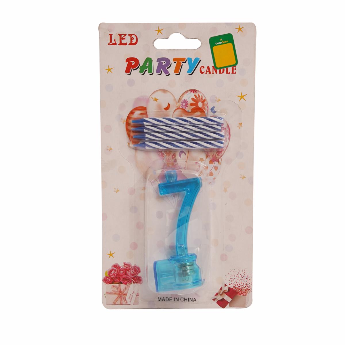 Vela De Cumpleaños Led QUEEN ANNE N°7