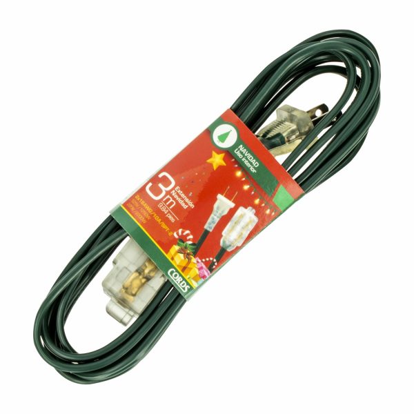 Extensión Cube Taps Navidad Verde INCABLE