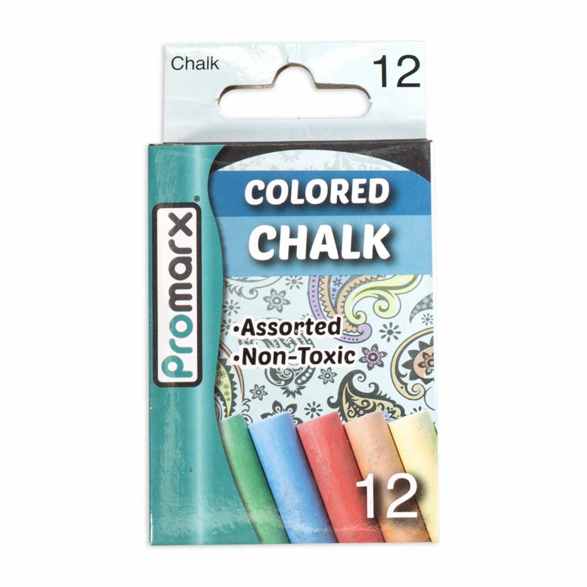 Caja De Tizas De Colores PROMARX X 12 Uds