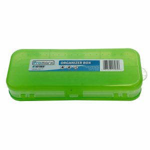 Cartuchera De Plástico En Forma De Caja Color Verde PROMARX Unidad