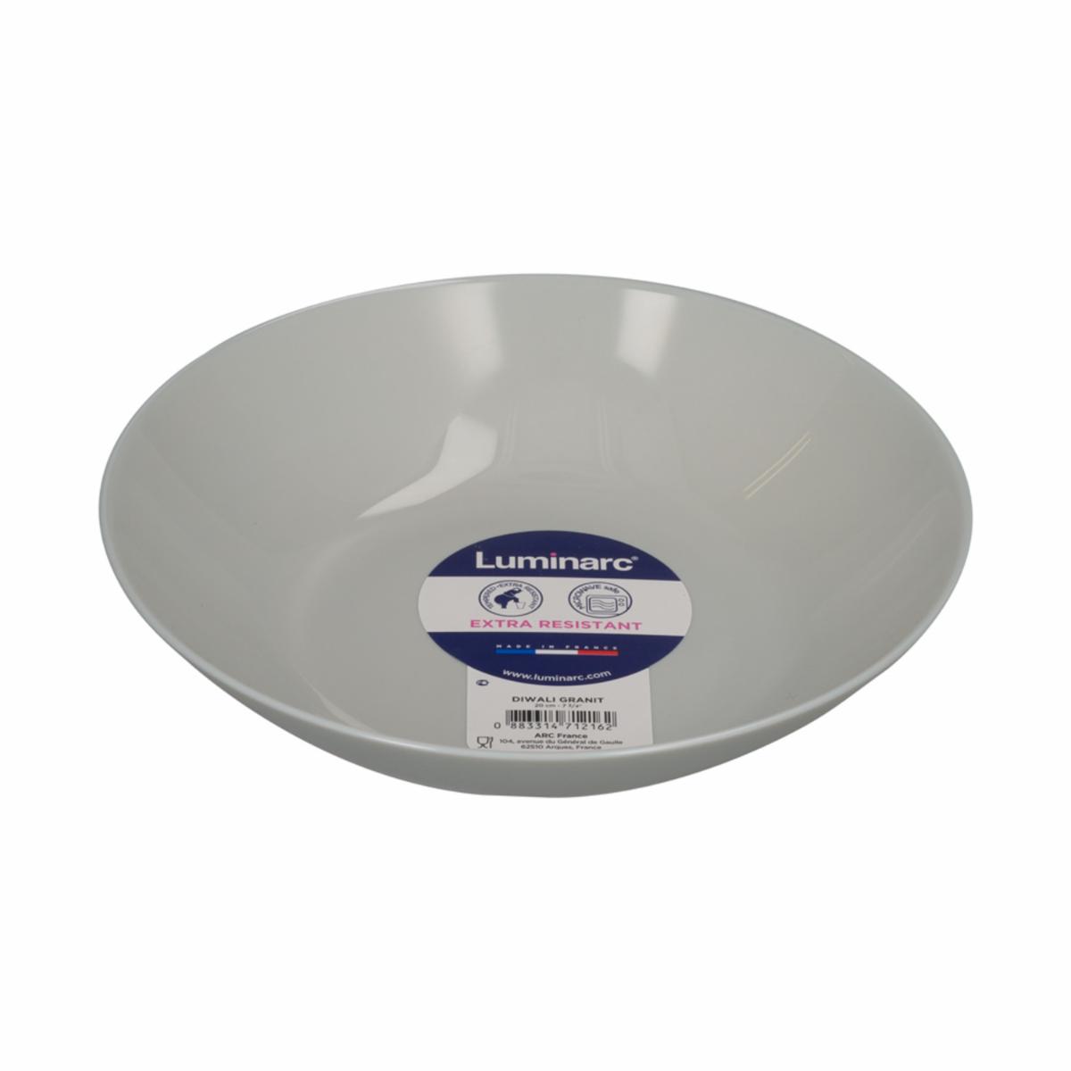 Plato Hondo Temperado Diwali Granit Sopu LUMINARC Unidad