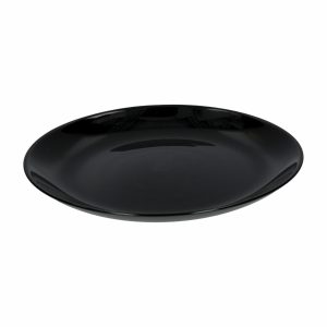 Plato Postre Diwali Negro LUMINARC 19 Cm