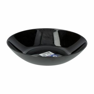 Plato Hondo Diwali Negro LUMINARC 20 Cm