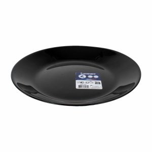 Plato Postre Zelie Negro LUMINARC 18 Cm