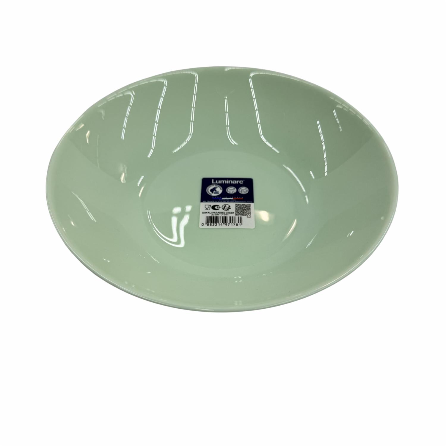 Plato Hondo Diwali Paradise Verde LUMINARC 20 Cm - Image 2