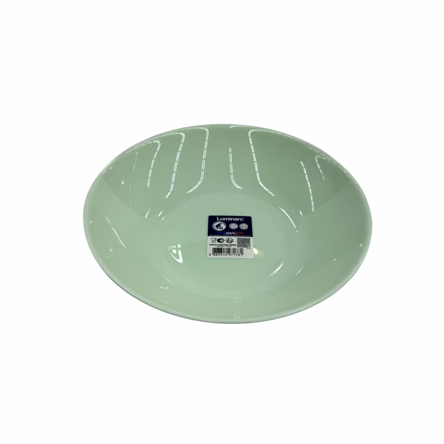 Plato Hondo Diwali Paradise Verde LUMINARC 20 Cm - Image 3