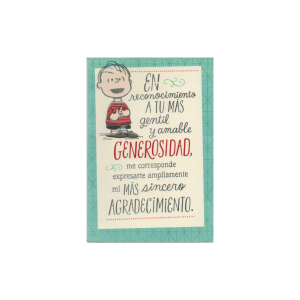 Tarjeta Felicitación Agradecimiento HALLMARK 1 Pieza