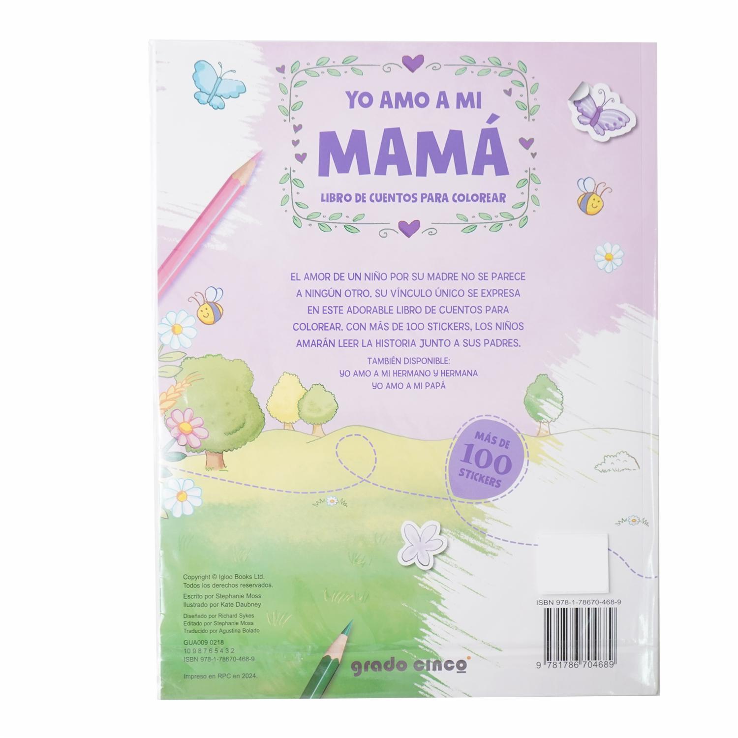 Libros Yo Amo A Mi Mama EDARSI 98 Páginas - Image 2