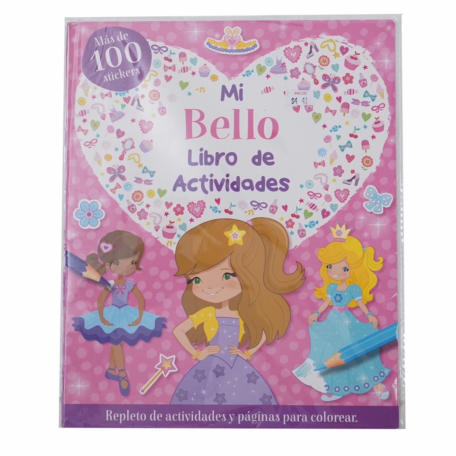 Libros Mi Bello Libro De Actividades + Stickers LATINBOOKS 45 Páginas