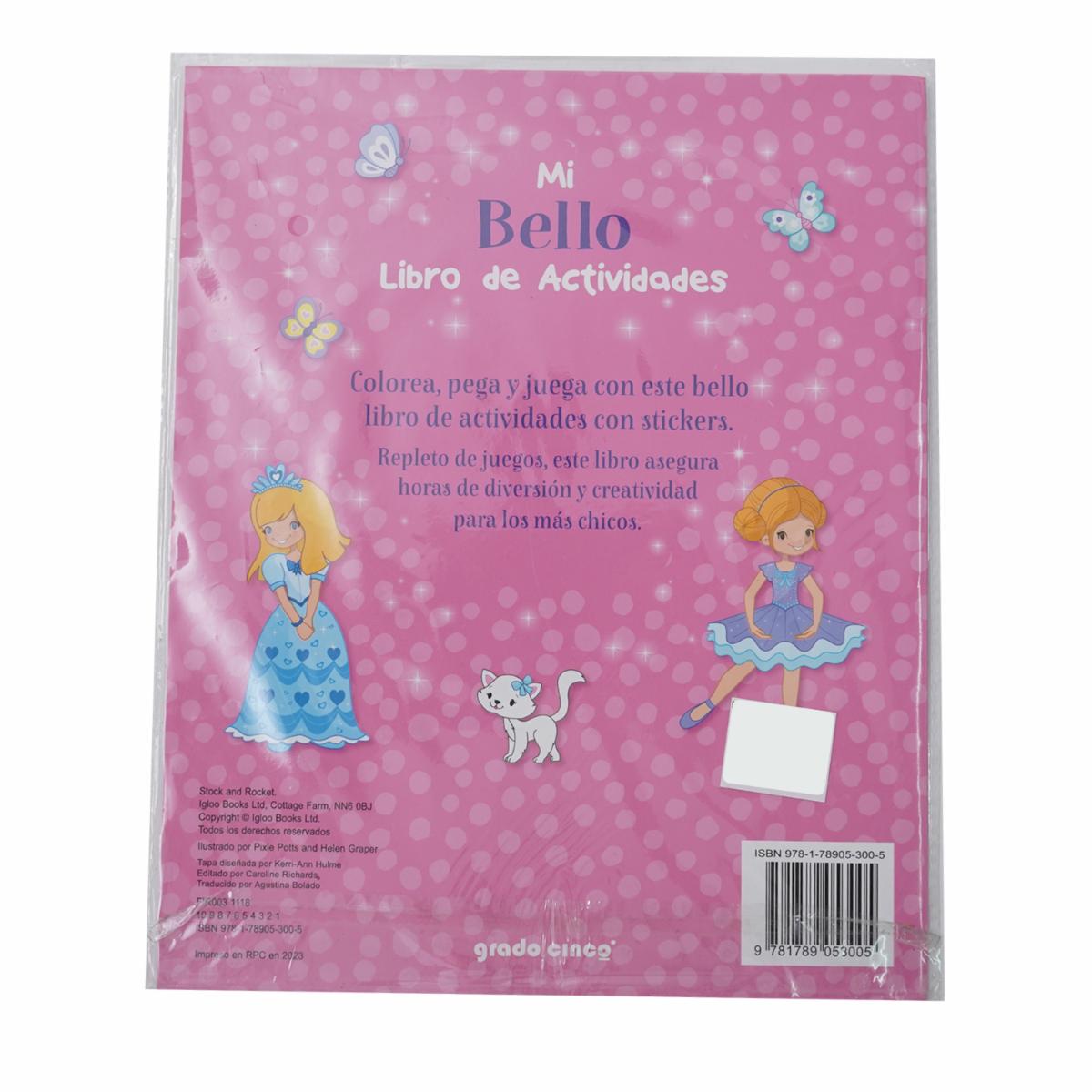 Libros Mi Bello Libro De Actividades + Stickers LATINBOOKS 45 Páginas - Image 2