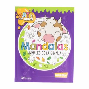 Libro Mandalas Para Colorear La Granja Colección Arte Para Niños MR.BOOKS 64 Páginas