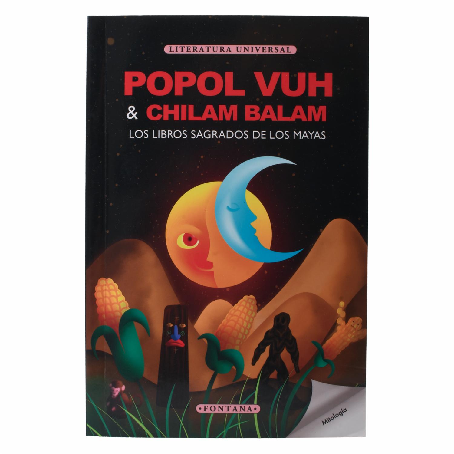 Libro Popol Vuh & Chilam Balam FONTANA 224 Páginas