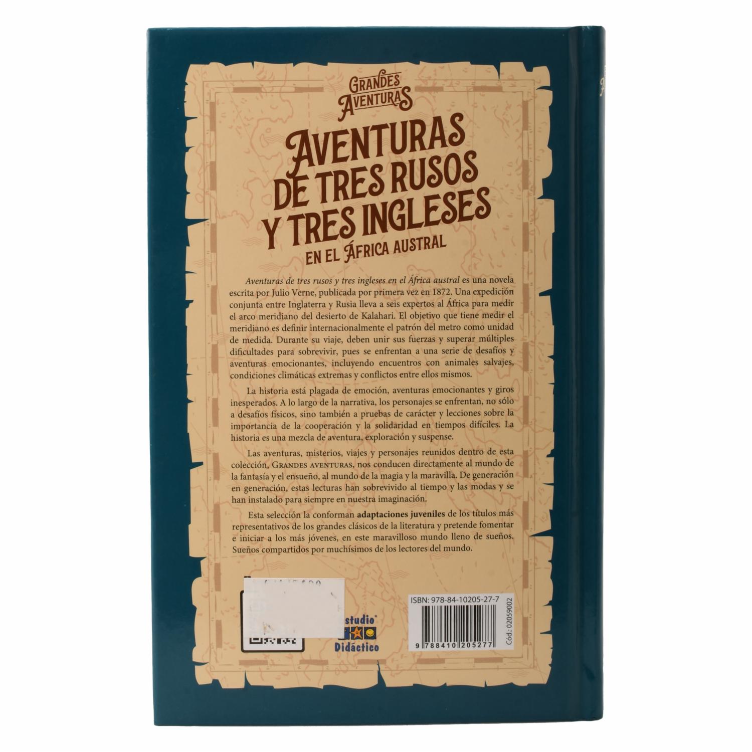 Libro Aventuras De Tres Rusos Y Tres Ingleses ESTUDIO DIDÁCTICO 175 Páginas - Image 2