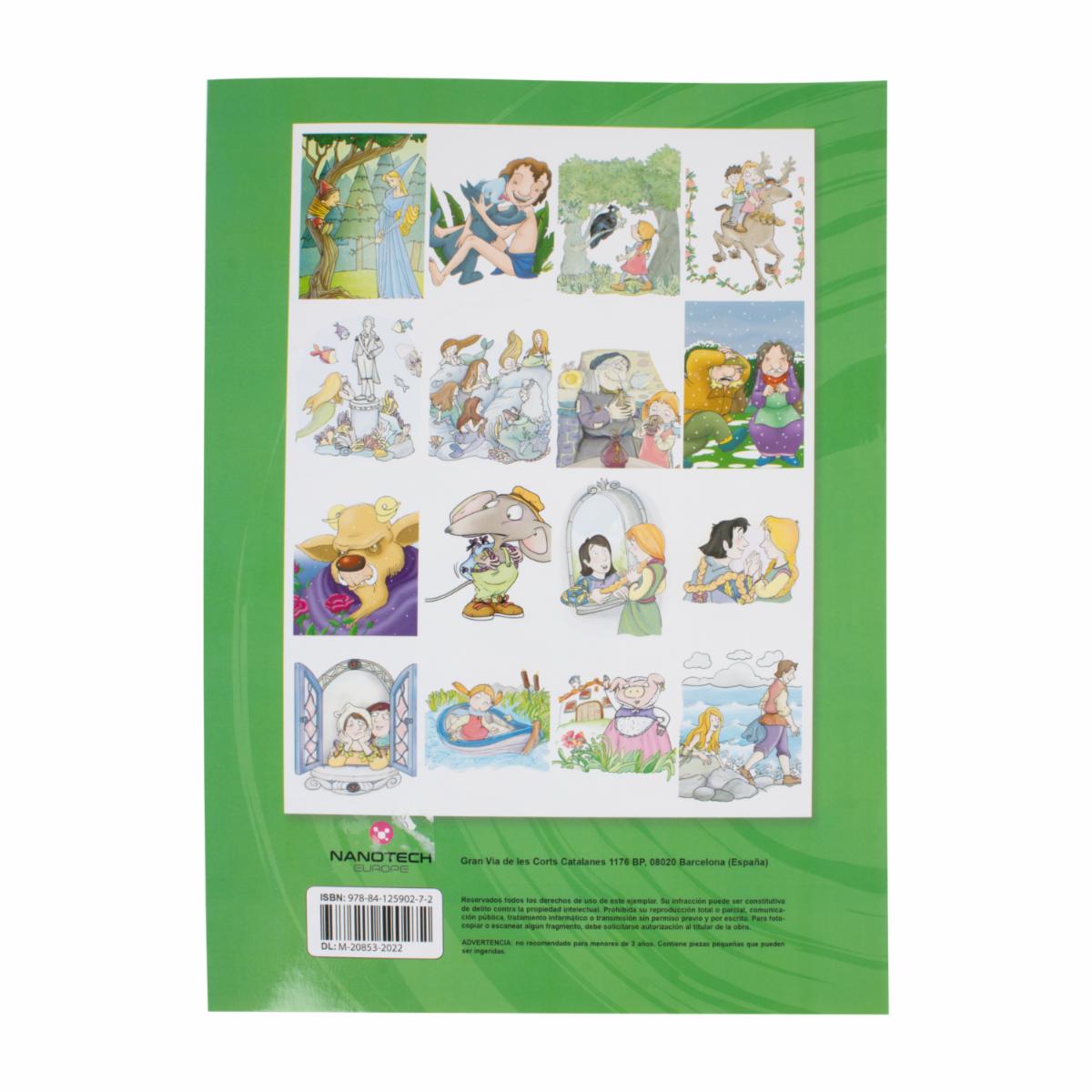 Libro Infantil Coloreo Cuentos De Siempre Verde CONECTA 16 Páginas - Image 2