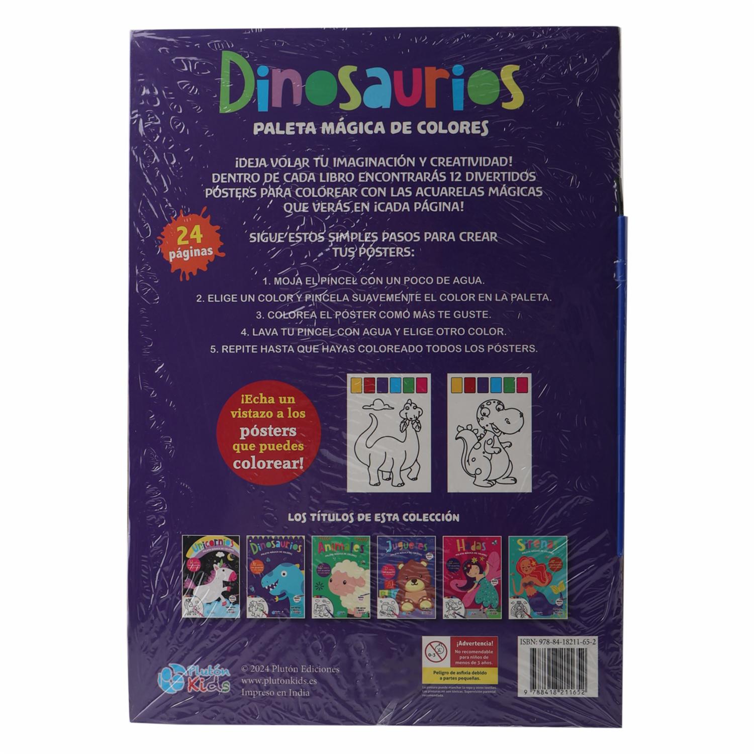 Dinosaurios Paleta Mágica De Colores PLUTÓN 12 Pósters - Image 2