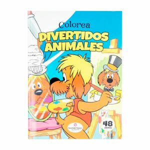 Libro Para Colorear Divertidos Animales 2 MR.BOOKS 48 Páginas