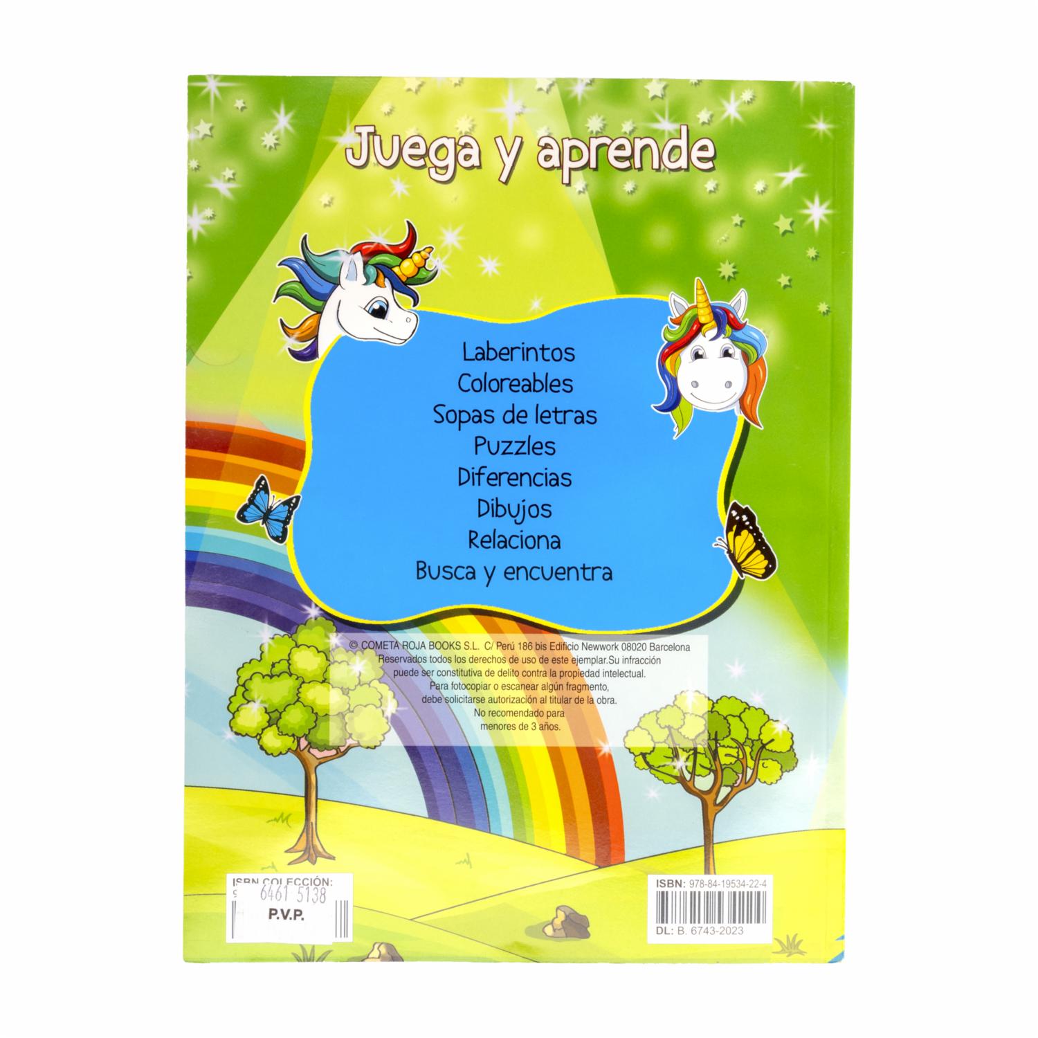 Libro El País De Los Unicornios Actividades MR.BOOKS 34 Páginas - Image 2