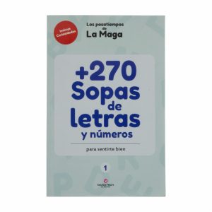 Libro Los Pasatiempos De La Maga Más 270 Sopas De Letras Y Números MR.BOOKS 320 Páginas