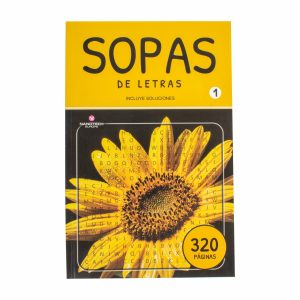 Libro Sopas De Letras Portada Girasol MR.BOOKS 320 Páginas