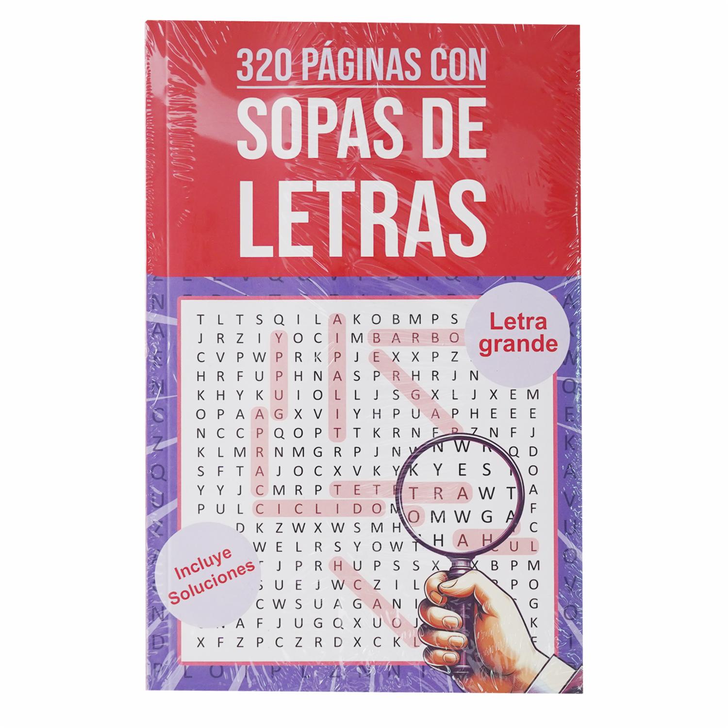 Libro Sopas De Letras LIBRO DIVO 317 Páginas