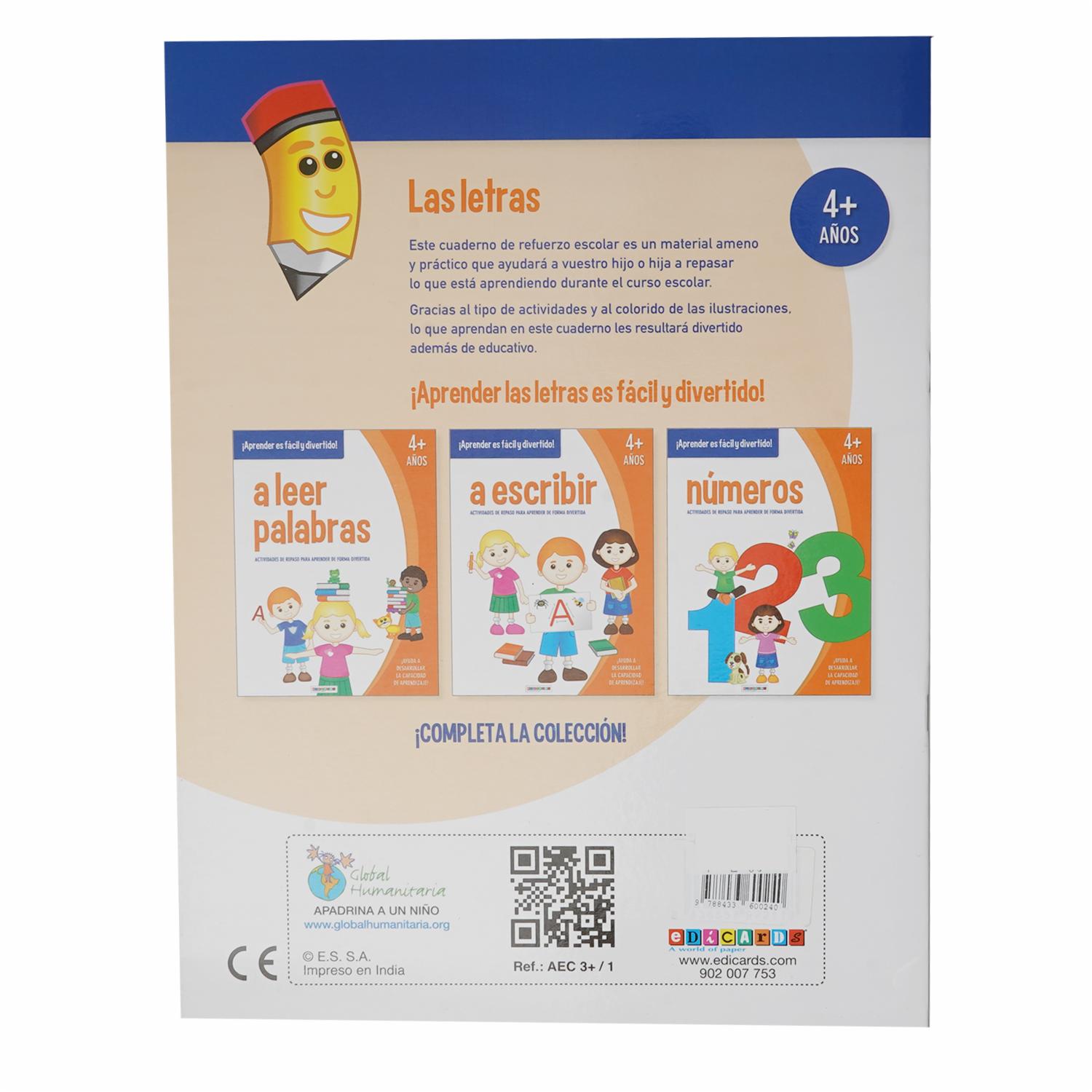 Libro Las Letras Actividades De Repaso EDICARDS 20 Páginas - Image 2