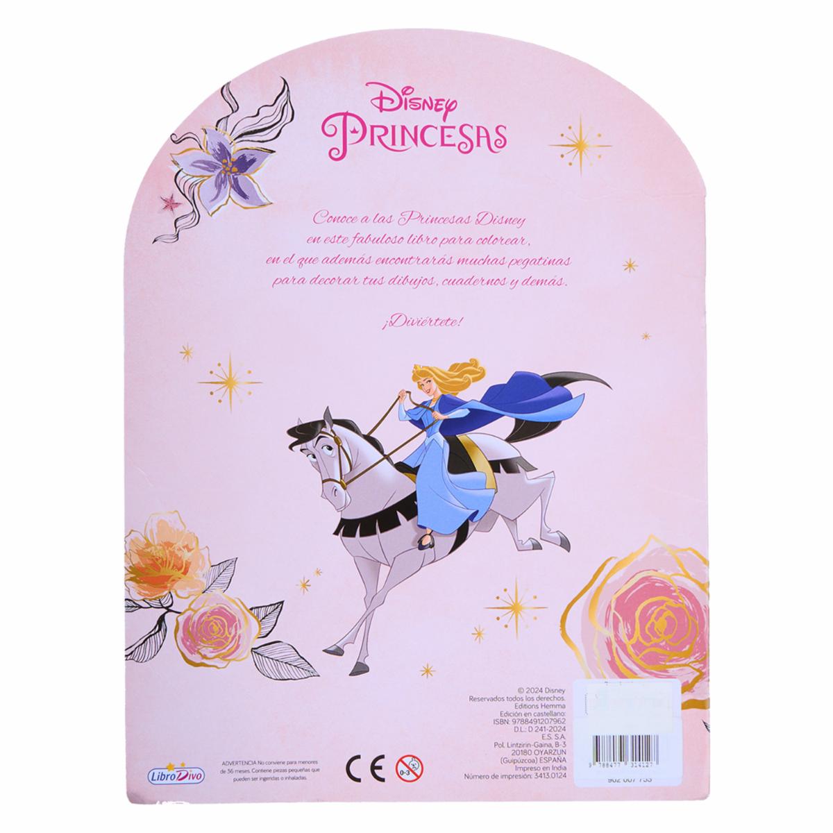 Libro Princesas Color Con Pegatinas LIBRO DIVO 20 Páginas - Image 2