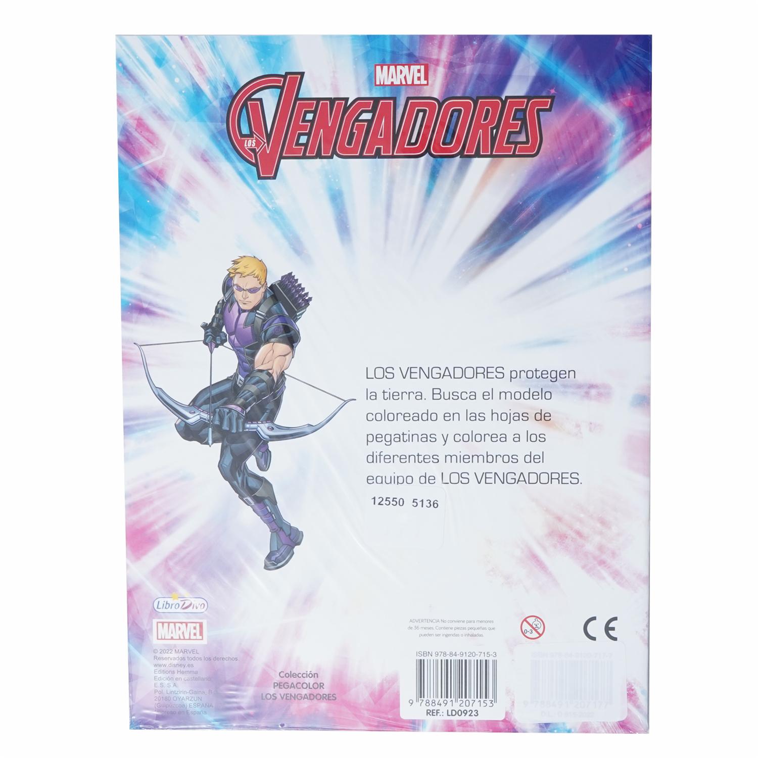 Libro Vengadores Pegacolor LIBRO DIVO 14 Páginas - Image 2
